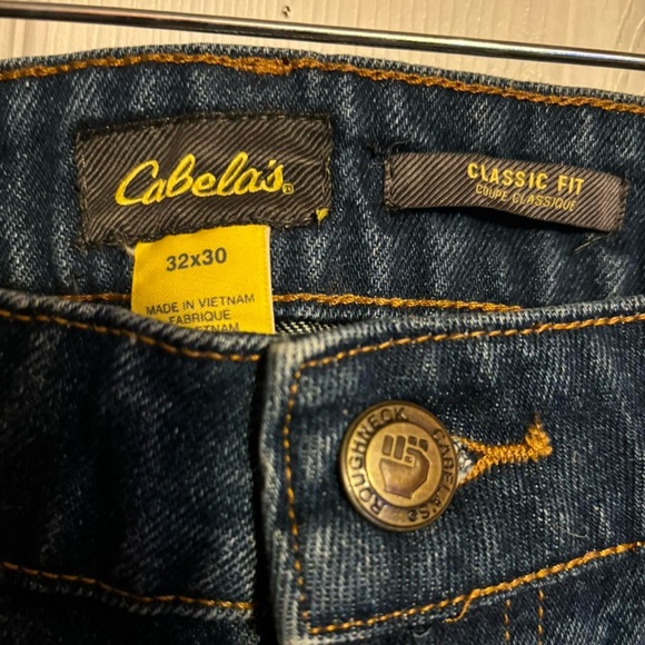 *BRAND NEW WITH TAGS* Cabela’s Men’s Roughneck Inland Indigo Denim Jeans - Picture 3 of 6